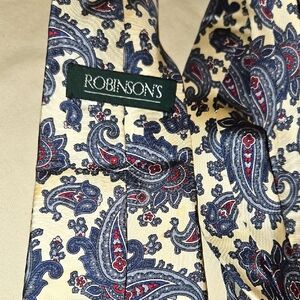 Robinson's Paisley Tie - Blue and Red smoke free home.